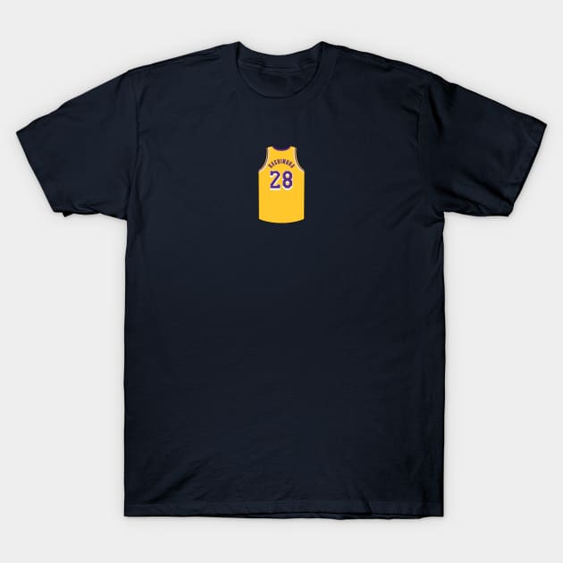 Rui Hachimura Jersey Gold Qiangy T-Shirt by qiangdade